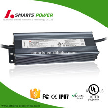 Over 0.95 PFC UL listed 0-10v/pwm 110-277vac to 24vdc 120w low voltage led transformer